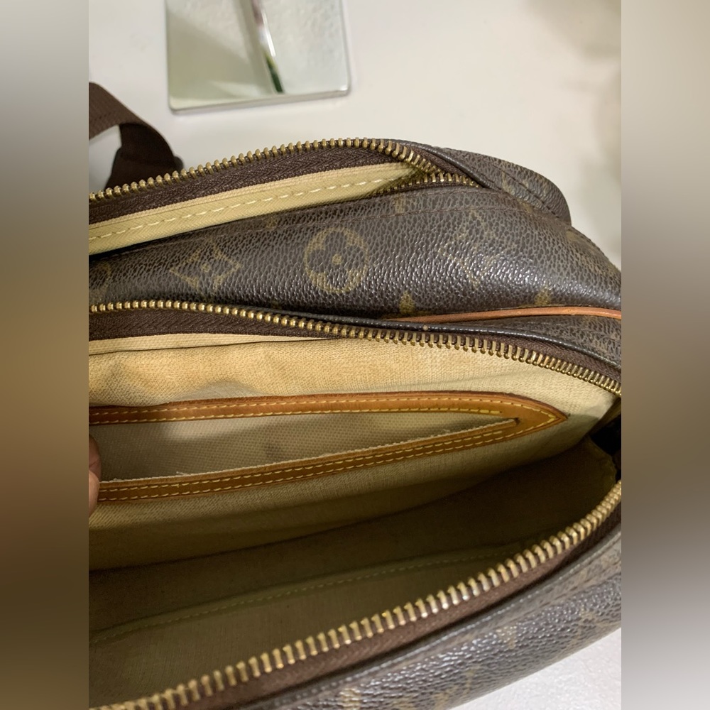💕👜LOUIS VUITTON Reporter PM Crossbody Shoulder Bag Monogram Leather - Picture 10 of 16